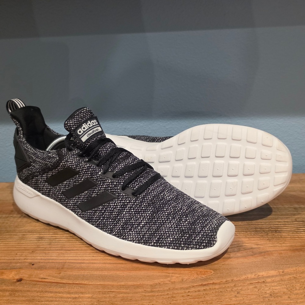 Adidas Mens Lite Racer BTG Sneaker Black White Cloudfoam FY0245 10.5 NO INSOLES - Picture 1 of 12